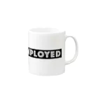 mincora.のニート UNEMPLOYED　- black ver. 02 - Mug :right side of the handle