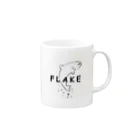 FLAKE＿ShopのFLAKE Mug :right side of the handle