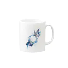 華涙(haru)goodsの羽化 Mug :right side of the handle