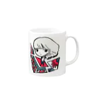 ひらのみやこのしろと多角形 Mug :right side of the handle