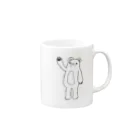 へちま。のきさくなくま Mug :right side of the handle