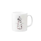 小夜時雨の葉っぱ男子 Mug :right side of the handle