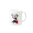 hankoholic TMKのマリンひょっこりさん Mug :right side of the handle