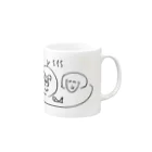 温泉グッズ@ブーさんとキリンの生活の露天風呂の私たち Mug :right side of the handle