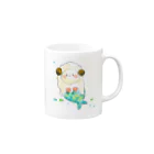 rurutoのまーめいずー:ひつじさん Mug :right side of the handle