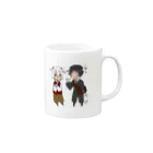 NEXT TIMEのしろくろコンビ２！？@barouzu Mug :right side of the handle