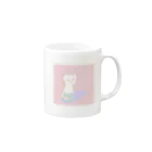 mokk♪のねこ と マカロン Mug :right side of the handle