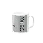 デザイナーズマグカップ ゲニウスストアの【GENius】 アートウォール  Mug :right side of the handle