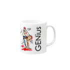 デザイナーズマグカップ ゲニウスストアの【GENius】 スタイルスケッチ マグカップの取っ手の右面