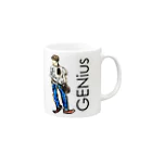 デザイナーズマグカップ ゲニウスストアの【GENius】 スタイルスケッチ Mug :right side of the handle