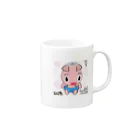 hanaのぶたのみーちゃん🐽 Mug :right side of the handle