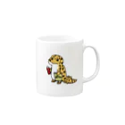 ぼっち大学生のアニマルグッズのレオパくん Mug :right side of the handle