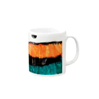 cion art shopのしごとべや Mug :right side of the handle