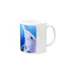 Ayano & Dolphinのイルカに見られながら飲む！ Mug :right side of the handle