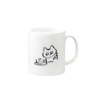 アンゴラのうさぎの名前はまだないくん Mug :right side of the handle