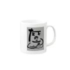 サウナ女子(サ女子)のととのったくん Mug :right side of the handle