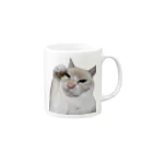 もっちりねこのもっちりねこ はーい Mug :right side of the handle