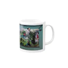 aUne tache aveugleの【 Evolution and derailment of a certain colony 】 Mug :right side of the handle