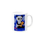 Washiemon and Ai-chan's ShopのPANDA No.2 Mug :right side of the handle