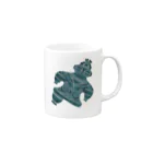 Second Wildlifeの遮光器土偶ナナメ Mug :right side of the handle