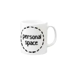 NOBODY754のPersonal Space Mug :right side of the handle