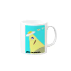 PONPONのあさごはん Mug :right side of the handle