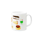 ひよ角煮のドラマチックたべもの(パターン1) Mug :right side of the handle