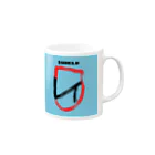 ふぃろの令和シールドのロゴ Mug :right side of the handle