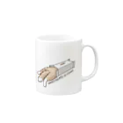 MasakitのHAKO NEKO SLYDING モフモフ Mug :right side of the handle