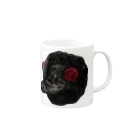 BLACK SHEEPのBLACKSHEEP色つき Mug :right side of the handle