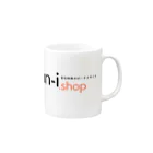 tan-i.shopのtan-i.shop (透過ロゴシリーズ) Mug :right side of the handle