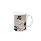 世界の絵画アートグッズの北野恒富 《願いの糸》 Mug :right side of the handle