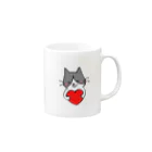 🎪 mini me park 🎪のheart＊nyanko Mug :right side of the handle