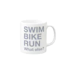 maguchinのSWIM BIKE RUN Mug :right side of the handle