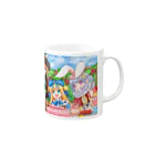 ぷんすか魔法学院のぷん学アリスのマグカップ Mug :right side of the handle