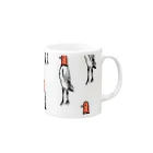 てら ねこグッズのワシさんマグカップ Mug :right side of the handle