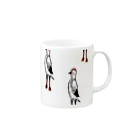 てら ねこグッズのツルツルマグカップ Mug :right side of the handle