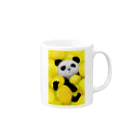 Washiemon and Ai-chan's ShopのPANDA No.3 Mug :right side of the handle