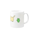 とろみついものすなねこさん と さぼてんず Mug :right side of the handle