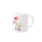 hideki hanidaのゆにこーん Mug :right side of the handle