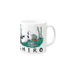 ＳＨＩＲＯのエサ-雨宿り Mug :right side of the handle