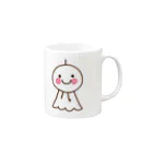 サンエイジ オリジナルのてるてる坊主 Mug :right side of the handle