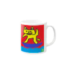 うめづ じゅんのさーふぁーねこ Mug :right side of the handle