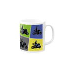 バイク部のバイク部 Mug :right side of the handle