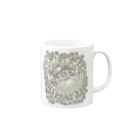 加藤 光雲の花葬 Mug :right side of the handle