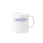 LONGOUTのLONGOUTロゴ Mug :right side of the handle