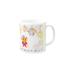 ジルトチッチのデザインボックスのクレコちゃんの花火大会 Mug :right side of the handle