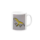 いきものショップのレオパードゲッコウのレオくん Mug :right side of the handle