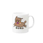 chuyan3455のルンルン羊カット Mug :right side of the handle