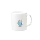 mochimochiのセキセイインコピーちゃん Mug :right side of the handle